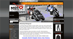 Desktop Screenshot of motogaraz.cz