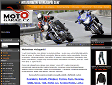 Tablet Screenshot of motogaraz.cz